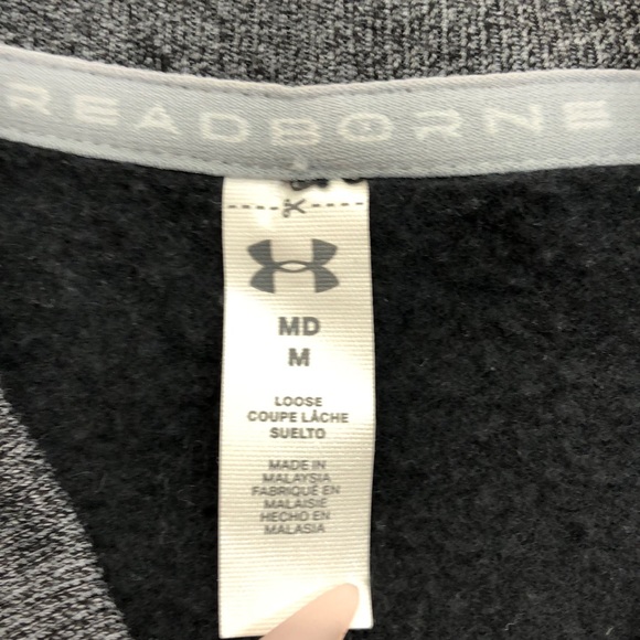 Under Armour Black Zip Front Threadborne Jacket - Picture 5 of 6